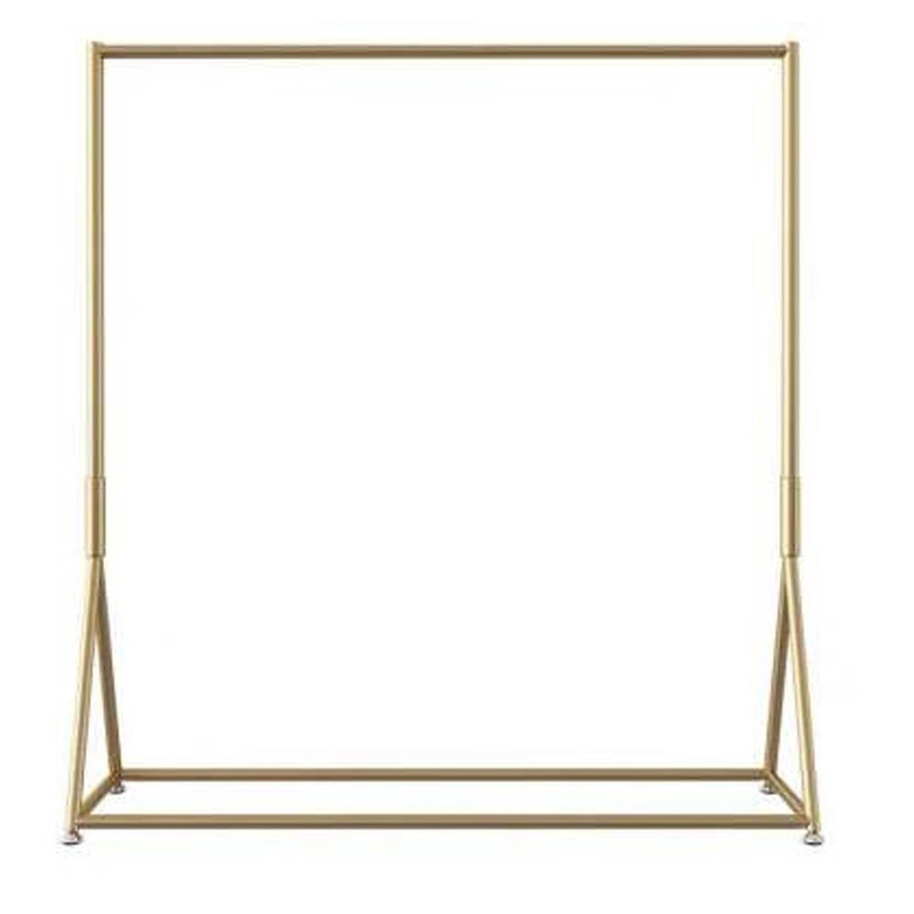 Torzk Garment Rack Heavy Duty, Metal Gold Clothes Rack Storage Clothing Rack For Hanging Clothes Modern Simple Clothes Rail Single Rod Floor-Standing Display Shelf (Size : 100 * 40 * 170cm)