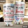 MEDROC Awesome Miracle Worker Office Administrative Assistant Tumbler Stainless Steel 20oz, Funny Gifts Bulks For Office Women Men Work Friends Coworker, Driking Coffee Cup For Birthday Christmas view 4