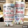 MEDROC Awesome Miracle Worker Marketing Administrator Tumbler Stainless Steel 20oz, Funny Gifts Bulks For Office Women Men Work Friends Coworker, Driking Coffee Cup For Birthday Christmas view 4