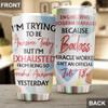 MEDROC Awesome Miracle Worker Engineering Program Manager Tumbler Stainless Steel 20oz, Funny Gifts Bulks For Office Women Men Work Friends Coworker, Driking Coffee Cup For Birthday Christmas view 4