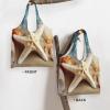 AdaNti Starfish Coral and Seashell print Canvas Tote Bags For Women Large Capacity Reusable Grocery Bags Shoulder Bag For Work Outdoor Travel view 3