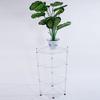 Zokeke 4-Layer Plastic Coated Triangular Corner Shelf, Heavy Duty Corner Shelf Stand Organizer for Kitchen Countertop Bedroom Bathroom White, 12.6 x 12.6 x 31.89in view 3