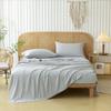 COTTEBED Ultra-Soft Twin Comforter Set with Sheets - 5 Pieces Bed in a Bag Twin Down Comforter & Bedding Sheet Sets, Lightweight Boho Cozy Washed PolyCotton for Kids Boy Girl All Season Use,Sage Green view 4