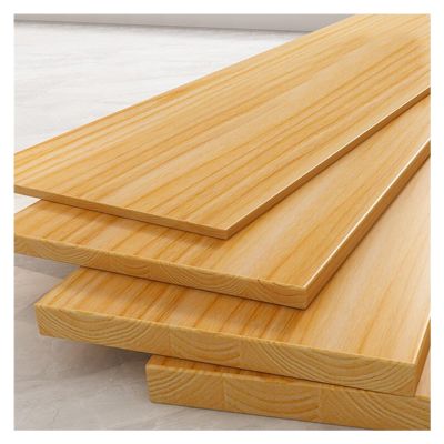 PFCDZDU Universal Solid One-Piece Table Top, Workbench Wood Desk Board, 2.5cm Thick Home Office Kitchen DIY Storage Platform Panel for Crafts (Color : Wood Colour, Size : 40x40x2.5cm)