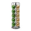 20 Vertuo Pods Coffee Pod Holder Compatible For Nespresso Vertuoline Stand Rack Holds Vertuo line Organizer Carousel 360-Degree Rotatable (Silvery) view 1
