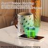 WZDHYYWS Smart Nightstand, Smart Table with Wireless Charging/LED Light, Modern Nightstand with Speaker/Fingerprint Lock, Living Room Bedroom Side Table.,Gray,w50cm/19.7in view 2