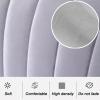 Crystal Velvet Bed Headboard Covers Short Plush Upholstered Stretch Bed Head Cover Bed Headboard Slipcover Double Single Queen King Head Board Dustproof Protector for Bedroom Dcor(200cm,Grey1) view 2