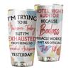 MEDROC Awesome Miracle Worker Hotel Night Auditor Tumbler Stainless Steel 20oz, Funny Gifts Bulks For Office Women Men Work Friends Coworker, Driking Coffee Cup For Birthday Christmas view 1