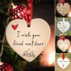 2024 Christmas Heart Hanging Ornament - Lovely Tree Decoration, Xmas Halloween Creative Ornament for New Year (Z-All 7PCS) view 1