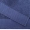BNM Herringbone Turkish Cotton Towel Set, Jacquard and Solid Towels, Includes 12 Face Towels/ Washcloths for Guest or Master Bathroom, Turkish Cotton Jacquard and Solid Set of 12, Navy Blue view 4