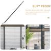 DOITOOL Aluminum Curtain Pull Rod with Metal Snap 21.8 inch Push Wand for Drapery and Grommet Curtains Blind Opener Stick Versatile Drapery Wand Black 55.5X2CM view 2