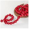 Red Metallic Ball String Garlands Set of 2 by Factory Direct Craft 6 feet Long Red Christmas Garlands Add to Christmas Trees, Stairs, Banisters, Mantels or Any Special Occasion Needing Shine view 1