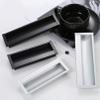 Recessed Pulls ,Sliding Door Handle, Aluminum Alloy Recessed Square Handle Sliding Door Handles Hidden Metal Handle, for Drawers, Cabinets, Wardrobes, with Screws (Hole Distance 96mm, A-2PCS) ( Color view 2