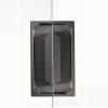 cabinehandles,kitchen door handles, 2 Pezzi Maniglia Del Cassetto Nascosta Maniglia per Porta Armadio Nascosta Maniglie da Incasso, con Vite, per Cassetti Porta Armadi Guardaroba Com (128mm/5in,Black view 4