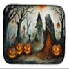 Caroline's Treasures DAC2277DDM The Weeping Woman Spooky Halloween Dish Drying Mat Absorbent Dish Drying Mat Pad for Kitchen Counter Dish Drainer Mat for Countertop, 14 x 21", Multicolor view 1