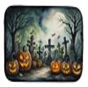 Caroline's Treasures DAC2217DDM Graveyard Spooky Halloween Dish Drying Mat Absorbent Dish Drying Mat Pad for Kitchen Counter Dish Drainer Mat for Countertop, 14 x 21", Multicolor view 1