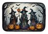 Caroline's Treasures DAC2291DDM Witches Spooky Halloween Dish Drying Mat Absorbent Dish Drying Mat Pad for Kitchen Counter Dish Drainer Mat for Countertop, 14 x 21", Multicolor view 1