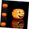 IMIKEYA Led Halloween Pumpkin Candy Carry Lanterns Large Handle Portable Pumpkin Lights for Kids Party Decorations view 4