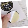 PLAFOPE Round Labels Stickers Happy New Year Sealing Stickers Self-Adhesive Sealing for Cookies view 3