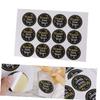 PLAFOPE Round Labels Stickers Happy New Year Sealing Stickers Self-Adhesive Sealing for Cookies view 4