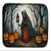 Caroline's Treasures DAC2278DDM The Weeping Woman Spooky Halloween Dish Drying Mat Absorbent Dish Drying Mat Pad for Kitchen Counter Dish Drainer Mat for Countertop, 14 x 21", Multicolor view 1