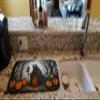 Caroline's Treasures DAC2278DDM The Weeping Woman Spooky Halloween Dish Drying Mat Absorbent Dish Drying Mat Pad for Kitchen Counter Dish Drainer Mat for Countertop, 14 x 21", Multicolor view 2