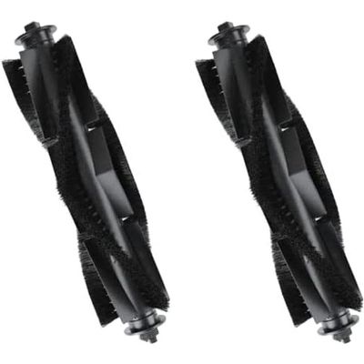 2x Durable Main Roller Brush Bar Compatible For Tikom G8000/G8000Pro Vacuum Cleaner Attachment Brush Replace Accessories Replacement Brush Heads Vacuum Cleaner Attachment Brushroll End Cap Cover Robot