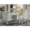 Acme Furniture Dresden Synthetic Leather Upholstered Executive Office Chair, Bone White view 2