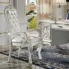Acme Furniture Dresden Synthetic Leather Upholstered Executive Office Chair, Bone White view 3