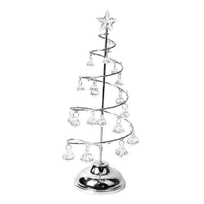 DOITOOL Led Christmas Tree Lights Tabletop Tree Shape Night Lamp White Led Lights for Bedroom Decor No Battery Required
