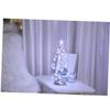 DOITOOL Led Christmas Tree Lights Tabletop Tree Shape Night Lamp White Led Lights for Bedroom Decor No Battery Required view 3