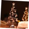 DOITOOL Led Christmas Tree Lights Tabletop Tree Shape Night Lamp White Led Lights for Bedroom Decor No Battery Required view 4