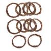 DECHOUS 20pcs Rattan Wreath Frames for Craft Projects Vine Hoops for Home Decor Holiday Decorations and Floral Arrangements view 1