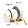 Caraway Mini Cookware Set - Non-Stick Ceramic Fry Pan (1.05 qt, 8") Sauce Pan (1.75 qt) & Storage Rack - Non Toxic, PTFE & PFOA Free - Oven Safe & Stovetop Agnostic (Gas, Electric & Induction) - White view 3
