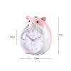 GRFIT Alarm Clocks Kids Alarm Clock Round Analog Desk Clock Cartoon Animal Silent Non Ticking, Backlight, Battery Operated for Bedroom Bedside Clock (Color : B) view 2