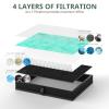 2 Pack MK-04 Air Fil-ter Replacement Compatible with MK-04 MG04JH Air Puri-fier, 4-in-1 High-Efficiency Pollen Pet Dander Hair HEPA Fil-ter Suitable- Pet Dander Version view 3