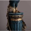 AAHIFIT Peacock Statue Home Decor, Modern Style Figurine for Hotel, Office, Living Room and Cafe. (19x6 in) view 4