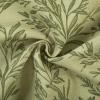 TWOPAGES Pinch Pleat Floral Curtain 63 Inch Long Light Filtering Privacy Drape Linen Textured Printed Curtain for Kitchen Bathroom (Jade, 52W x 63L Inches, 1 Panel) view 4