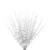 ABAJI Plastic Eucalyptus White Stems 12 Fake Faux Decorations Artificial Leaves Greenery Plant Leaf Home Office House Table Desk Decor Wedding Party Vase Forever Live view 1