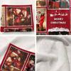 casecoco Custom Christmas Blanket with Photo, Personalized Name Blanket for Women Her Him Flannel Blanket Throw for Collage Family Merry Christmas 8 Photos view 4
