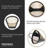 Reusable #4 Gold Tone Mesh Cone Coffee Maker Filter Basket - exact Replacement for Cuisinart, Ninja, Hamilton Beach, Breville, Moccamaster, Bonavita, Farberware, 1pc view 2