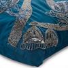 The HomeCentric Blue Throw Pillow Cover, Beaded Birds Theme Throw Pillows Cover, Pack of 2, 20x20 inch (50x50 cm) Throw Pillows Cover, Floral Cushion Cover, Square Silk Pillow Easter - Birdy Love view 2