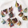 AAKOMA Rainbow Aura Bismuth Crystal Quartz Cluster, Bismuth Tower Irregular Specimen Rock Crystal Quartz Cluster for Home Decoration,500g (Size : 500g) view 3