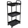 MAGICLULU Bathroom Organizer Trolley Storage Cart 3-Tier Rolling Cart Trolley Organizers view 1