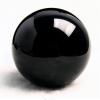 AAKOMA Black Obsidian Crystal Ball Minerals Stones Sphere with Decorative Wooden Stand Fengshui Ball, Crystal, Divination Sphere, Home Decoration,5.9 (Size : 2.0"(5cm)) view 1