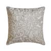 The HomeCentric Decorative Grey Pack of 2, 18"x18" (45x45 cm) Throw Pillow Covers, Velvet Beaded Hand Embroidery Throw Pillows for Sofa, Abstract Modern Style Easter - Thoshawah view 1