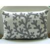 The HomeCentric White Lumbar Pillow Cover Coral Design Sea Creatures Beach and Ocean Theme Lumbar Pillow Cover Pack of 2, 12"x24" (30x60 cm) Rectangle Silk Pillow Cover Mediterranean - Silver Corals view 4