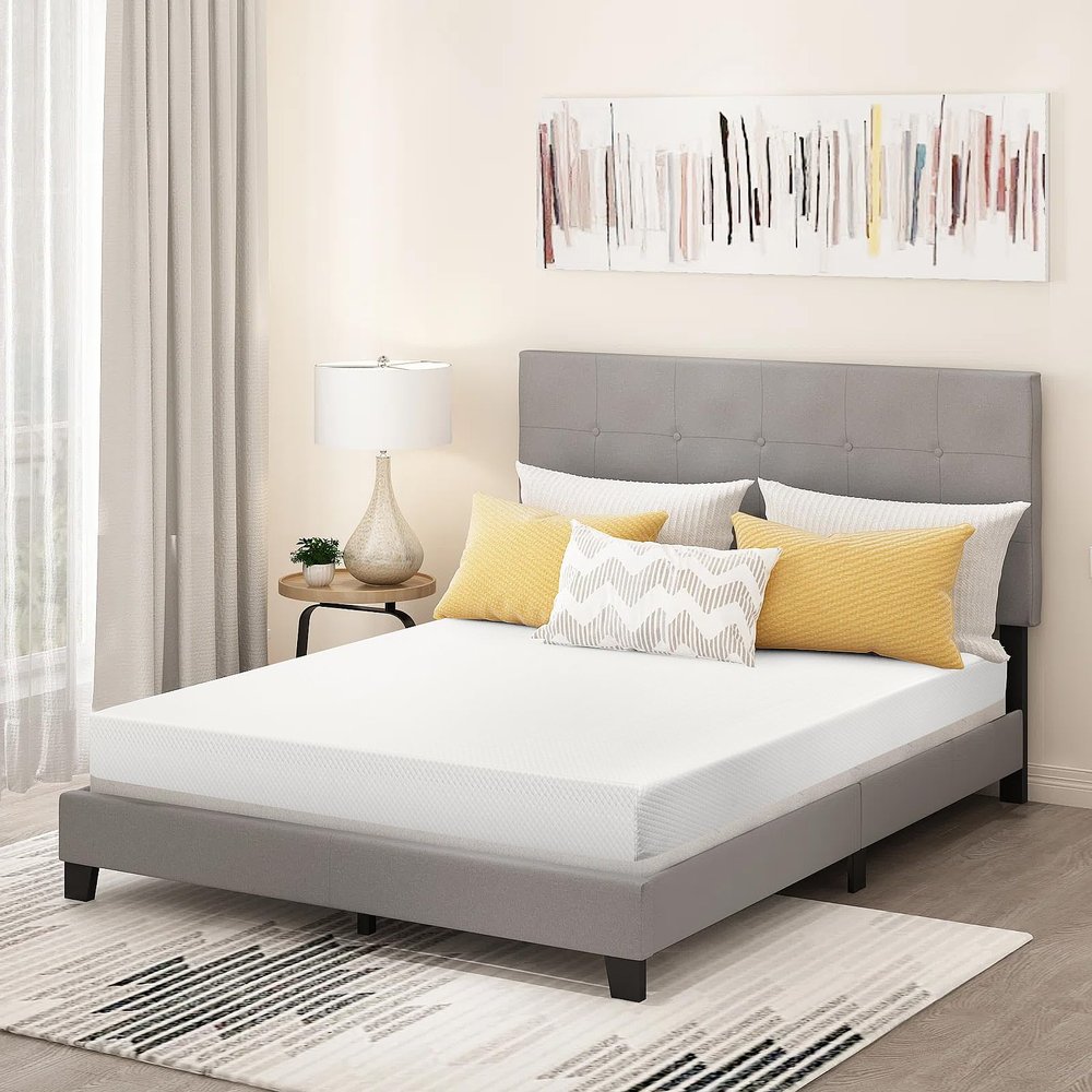 CL.HPAHKL 5 inch Gel Memory Foam Mattress Comfort Full Mattress Medium Firm Mattresses Bed-in-a-Box CertiPUR-US Certified for Cool Sleep & Pressure Relief, White
