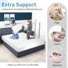 CL.HPAHKL 5 inch Gel Memory Foam Mattress Comfort Full Mattress Medium Firm Mattresses Bed-in-a-Box CertiPUR-US Certified for Cool Sleep & Pressure Relief, White view 4