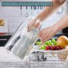 Bivvclaz 3 Liter 101 oz Glass Pitcher with Lid and Handle, Glass Water Pitcher for Fridge, Glass Carafe for Hot/Cold Water, Iced Tea Pitcher, Large Jug for Coffee, Juice and Homemade Beverage view 4